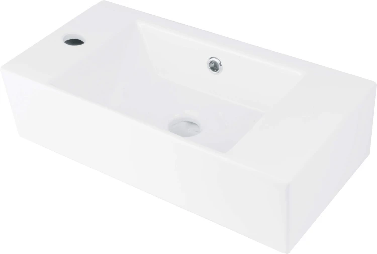 Umywalka ceramiczna nablatowa lewa