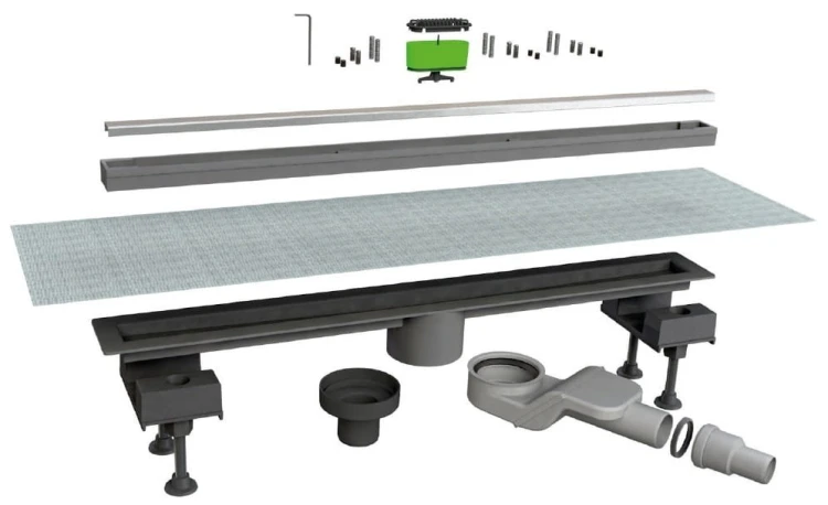 Odpływ liniowy 80 cm Canalissima DoubleFace Bonomini