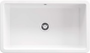 Zlewozmywak ceramiczny 1-komorowy biały Lumi Deante