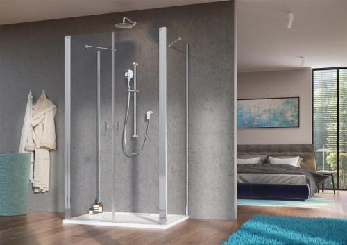 Kabina Radaway Nes DWD+2S 90x90x200 szkło przejrzyste