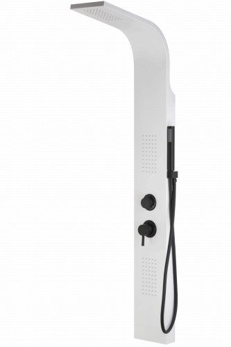 Corsan alto a017 biały led z czarnym wykończeniem