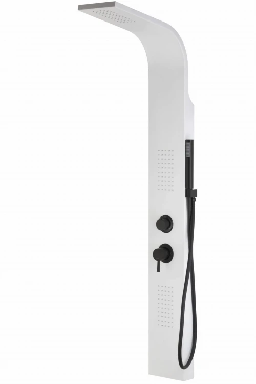 Corsan alto a017 biały led z czarnym wykończeniem