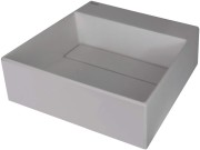 Umywalka granitowa nablatowa 40x40 z maskownicą Correo Deante