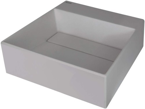 Umywalka granitowa nablatowa 40x40 z maskownicą Correo Deante