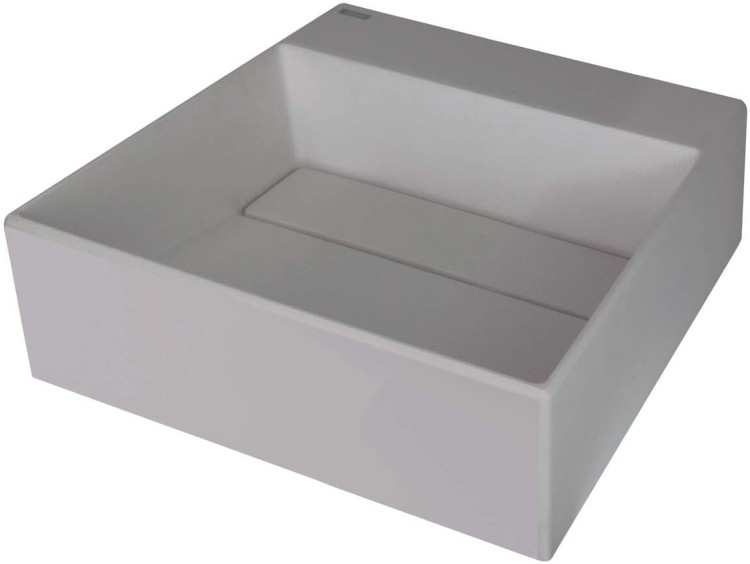 Umywalka granitowa nablatowa 40x40 z maskownicą Correo Deante