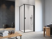 Kabina Radaway Nes 8 Black KDJ I Frame 100x100x200 prawa