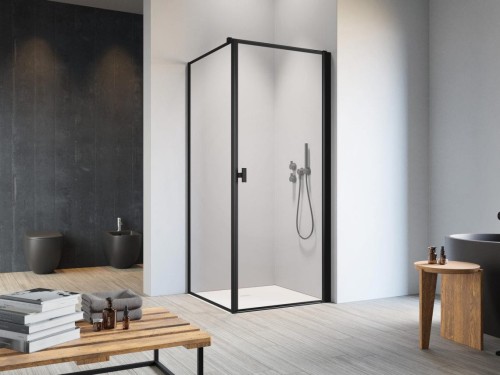 Kabina Radaway Nes 8 Black KDJ I Frame 100x100x200 prawa