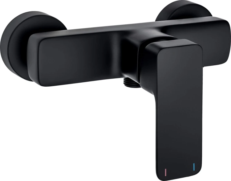 Bateria prysznicowa ścienna Maro nero czarna Deante