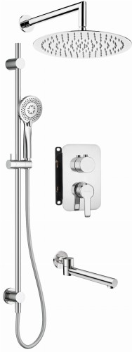 Zestaw prysznicowy z BOXem mieszaczowym Arnika Deante chrom