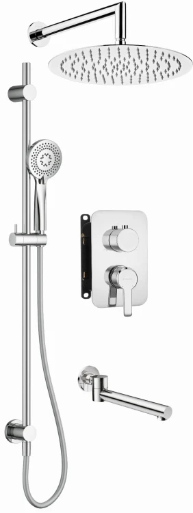 Zestaw prysznicowy z BOXem mieszaczowym Arnika Deante chrom