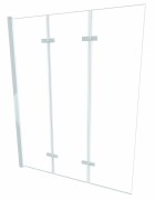 Parawan nawannowy składany Sajno 100x150 biały Ad Naturalnie