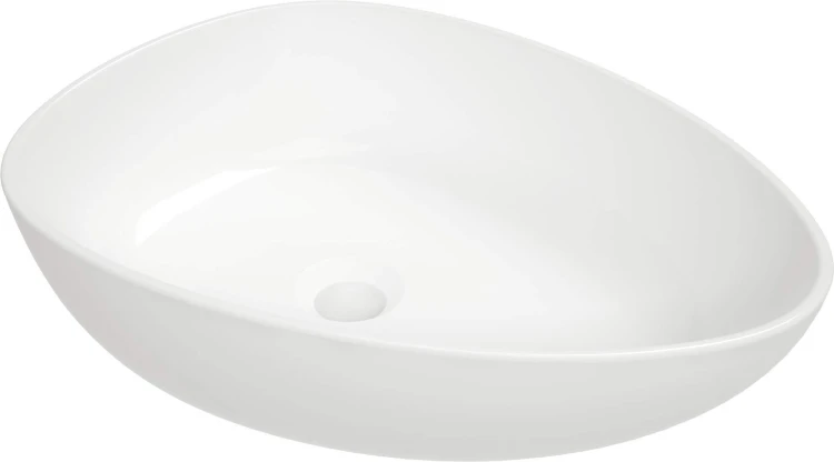 Umywalka ceramiczna nablatowa Alpinia Deante biała