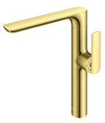 Bateria umywalkowa wysoka Experience Gold KOHLMAN złoto błyszczące obrotowa wylewka