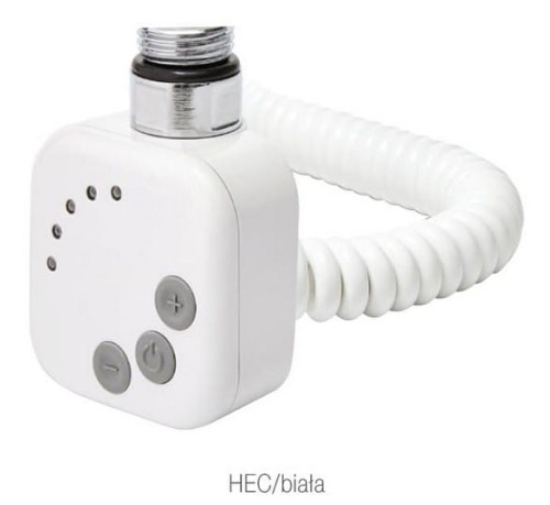 Grzałka elektryczna HEC biała matowa Radeco