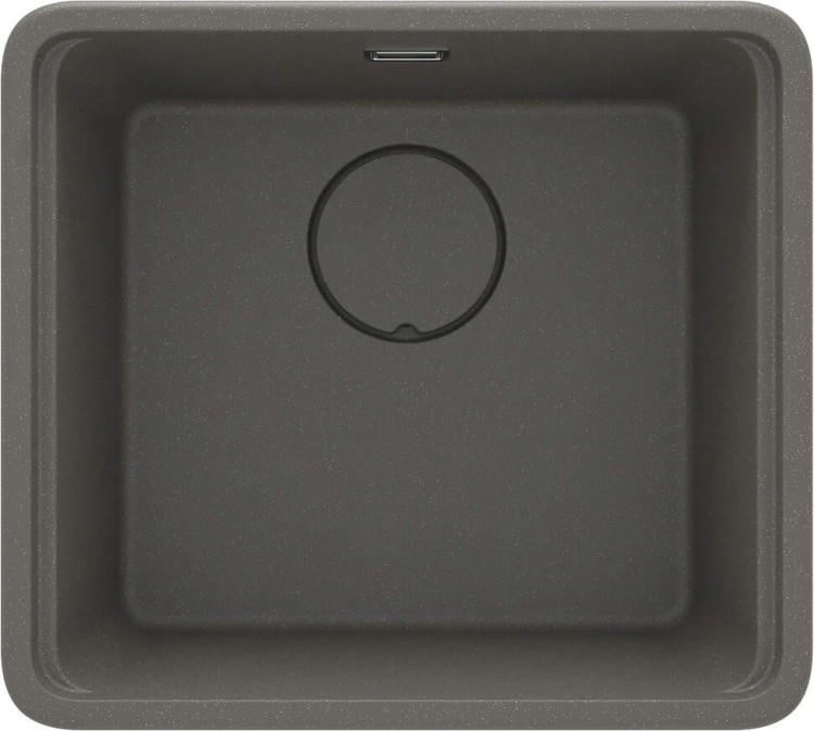 Zlewozmywak granitowy 1-komorowy antracyt metalik Momi Deante