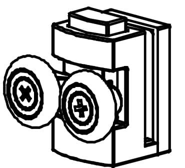 Rolka dolna / górna Radaway Premium Plus do 2010