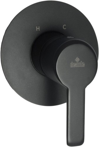 Deante Arnika Nero Bateria natryskowa podtynkowa bez przełącznika natrysku - czarny