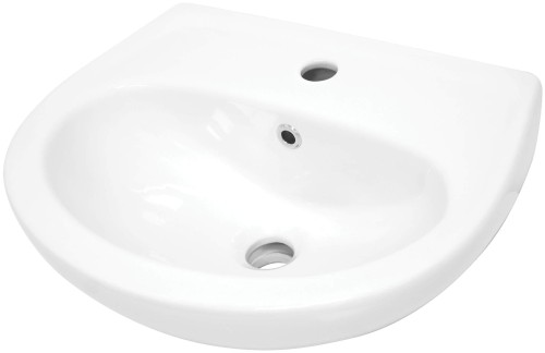 Umywalka ceramiczna wisząca Jasmin Deante biała