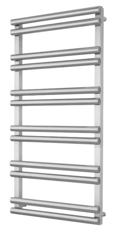 Grzejnik łazienkowy Sunerzha Apus 120x50 stal szczotkowana