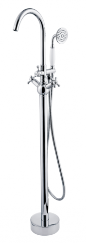 Bateria wannowa wolnostojąca Besco RETRO I chrom