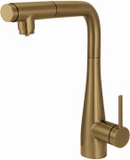 Bateria kuchenna z wyciąganą wylewką brązowa Eridan Deante