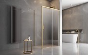 Kabina prysznicowa Radaway Idea Gold KDJ 160x120x200,5 prawa, złota
