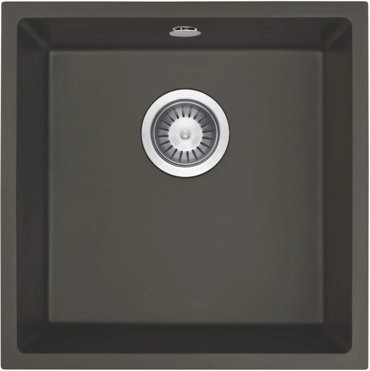 Zlewozmywak granitowy 1-komorowy Corda Deante antracyt metalik