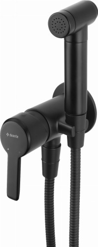 Bateria bidetowa podtynkowa ze słuchawką typu bidetta Arnika Deante Nero