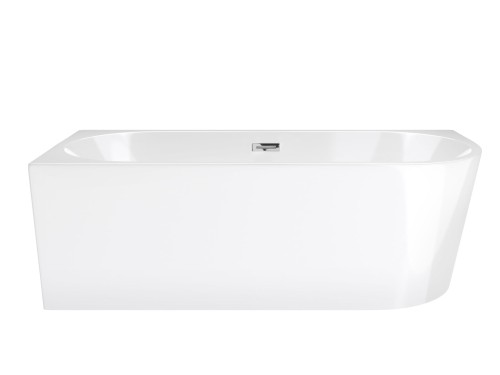Wanna narożna corsan intero lewa 160 cm z wykończeniem chrom