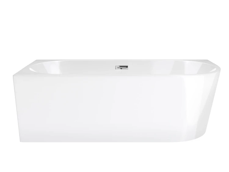 Wanna narożna corsan intero lewa 160 cm z wykończeniem chrom