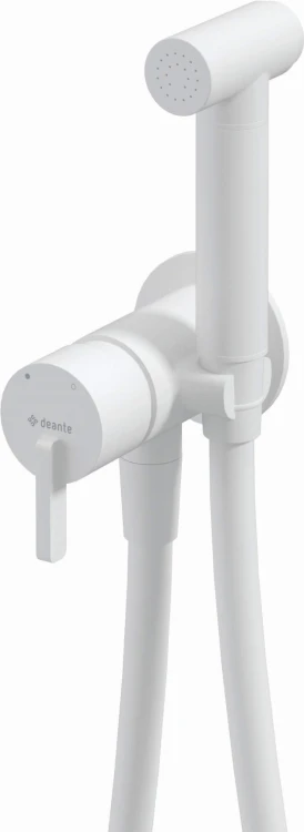 Bateria bidetowa podtynkowa bidetta bianco Silia Deante