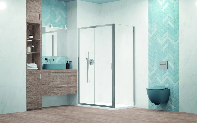 Kabina prysznicowa Radaway Alienta DWJ+S 110x90x190 przejrzysta