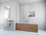 Parawan nawannowy Radaway Essenza PND I 100x152 lewy przejrzysty