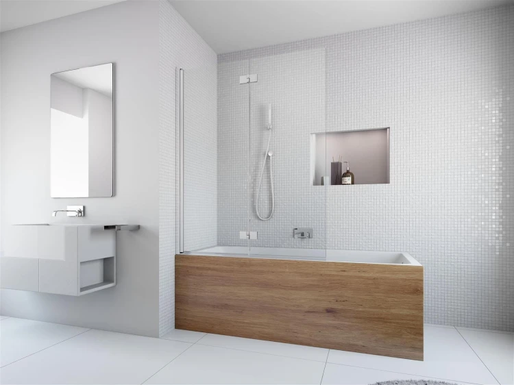 Parawan nawannowy Radaway Essenza PND I 100x152 lewy przejrzysty