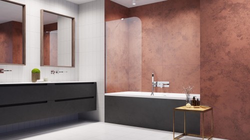 Parawan nawannowy Radaway Torrenta PNJ II 80x150 lewy, szkło przejrzyste