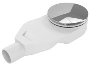 Syfon brodzikowy New Trendy Thino 90 mm pokrywka chrom