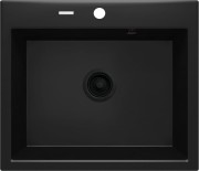 Zlewozmywak granitowy 1-komorowy nero Andante Deante