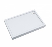 Brodzik prostokątny Cameron 80x120 Schedpol Schedline, biały