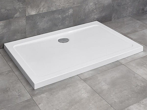 Brodzik prostokątny biały płytki Radaway Doros D 100x80