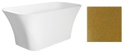 Wanna wolnostojąca Besco ASSOS GLAM 160x70 złota