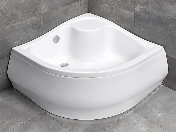 Brodzik głęboki półokrągły Radaway Korfu A 80x80x39,5x24