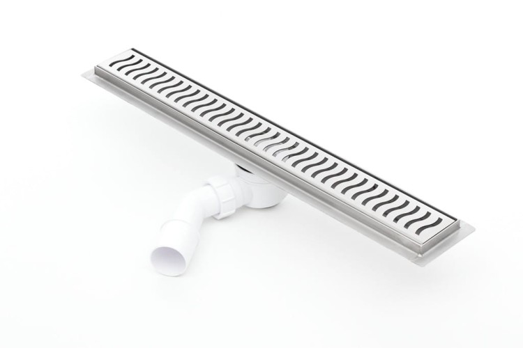 Odpływ liniowy z flanszą Kesmet 50 cm z rusztem Wave