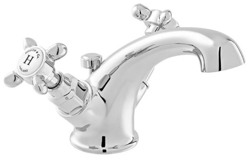 Bateria umywalkowa z korkiem Axbridge Cross Chrom Vado