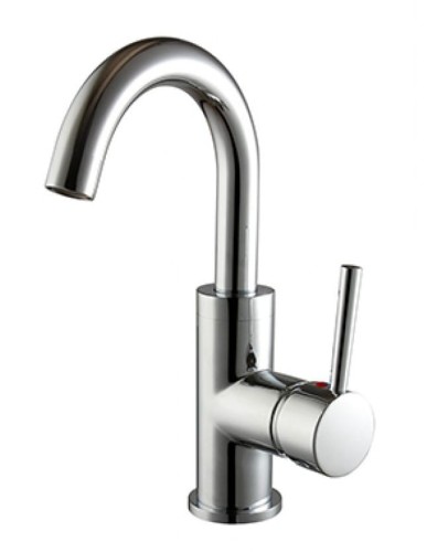 Bateria umywalkowa stojąca Besco ILLUSION II chrom