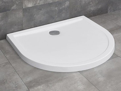 Brodzik przyścienny płytki Radaway Delos P 100x90x5x1,2