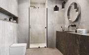 Drzwi prysznicowe Furo Black DWJ RH 100x200 Radaway lewe czarne
