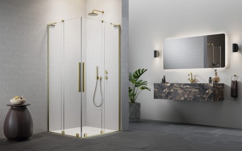 Kabina prysznicowa Furo SL Brushed Gold KDD Radaway