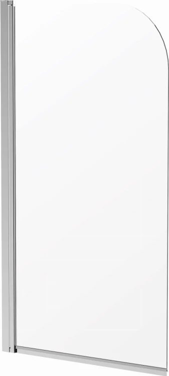 Parawan nawannowy chrom transparentny 80x140 Deante