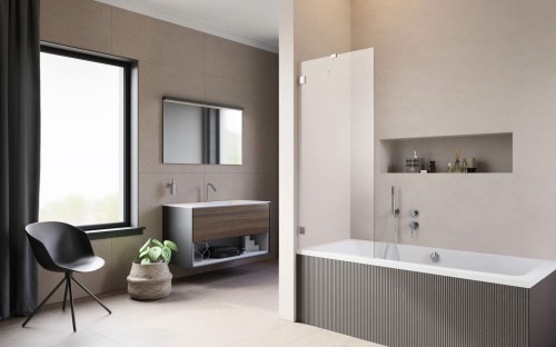 Parawan nawannowy Radaway Essenza Pro PNJ II chrom