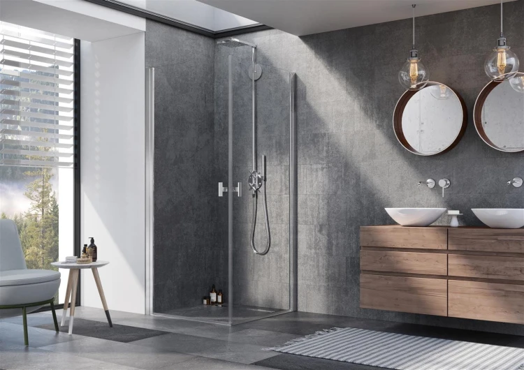 Kabina Radaway Nes KDD I 90x90x200 szkło przejrzyste